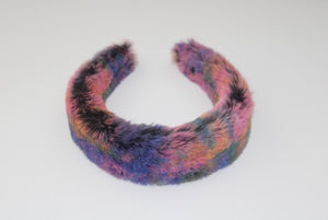 Tie Dye Furry Headband